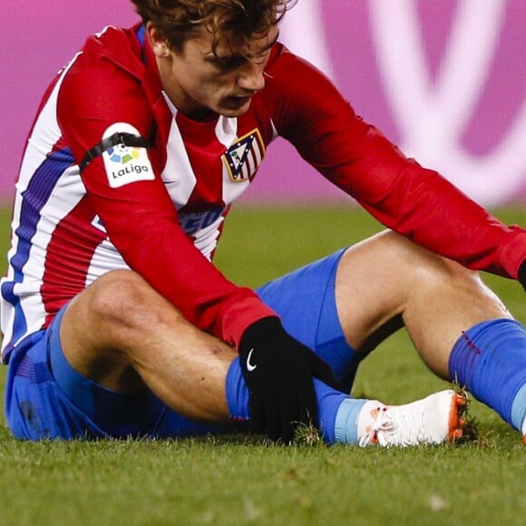 Antoine Griezmann - L'Atlético de Madrid freiné par l'Espanyol Barcelone 0-0 en Liga à Madrid le 3 décembre 2016 Antonie Griezmann (7) Atletico de Madrid's player.