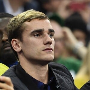 Antoine Griezmann - People assistent au match de basket de la NBA entre les Boston Celtics et les 76ers de Philadelphie à Londres le 11 janvier 2018.