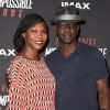Lilian Thuram et sa compagne Kareen Guiock au photocall lors de l'avant-première mondiale de "Mission: Impossible Fallout" au Palais de Chaillot à Paris, le 12 juillet 2018. © Giancarlo Gorassini/Bestimage
