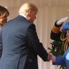 La reine Elizabeth II recevait le président Donald Trump et sa femme Melania au château de Windsor le 13 juillet 2018