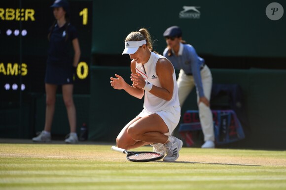 Angelique Kerber a battu Serena Williams en finale de Wimbledon le 14 juillet 2018 à Londres