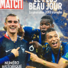 Couverture du magazine "Paris Match", juillet 2018.