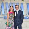 Colin Firth et sa femme Livia Giuggioli à l'avant-première de "Mamma Mia! Here We Go Again" au cinéma Eventim Apollo à Londres, le 16 juillet 2018.