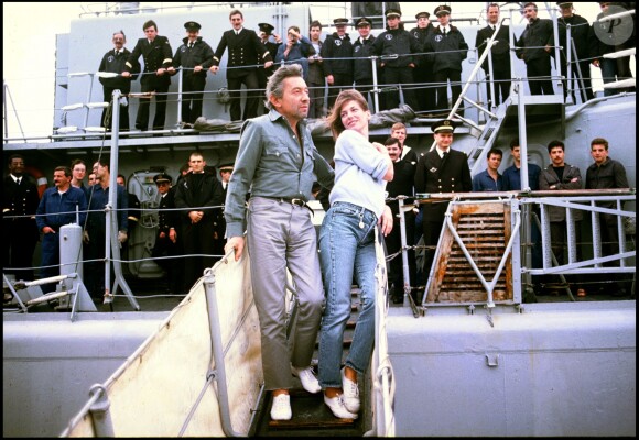 Serge Gainsbourg et Jane Birkin. Novembre 1984.