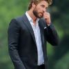 Liam Hemsworth sur le tournage de 'Isn't It Romantic' à New York, le 15 juillet 2018