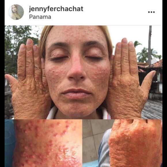 Jennyfer sur le tournage de The Island - Instagram, 2017