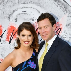 La princesse Eugenie d'York et son fiancé Jack Brooksbank à la soirée d'été de la galerie Serpentine dans les jardins de Kensington à Londres le 19 juin 2018