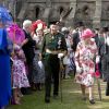 La reine Elizabeth II lors de sa garden party annuelle au palais de Holyroodhouse à Edimbourg le 4 juillet 2018.