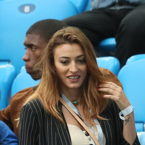 Rachel Legrain-Trapani - Célébrités dans les tribunes lors de la demi-finale de la coupe du monde opposant la France à la Belgique à Saint-Pétersbourg le 10 juillet 2018 © Cyril Moreau/Bestimage