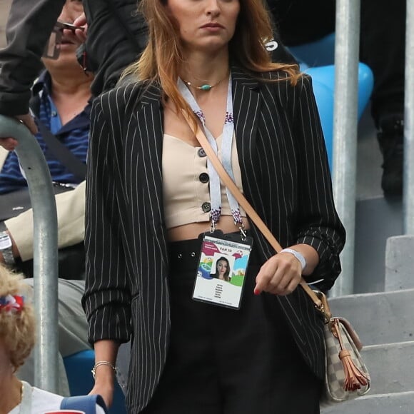 Rachel Legrain-Trapani - Célébrités dans les tribunes lors de la demi-finale de la coupe du monde opposant la France à la Belgique à Saint-Pétersbourg le 10 juillet 2018 © Cyril Moreau/Bestimage