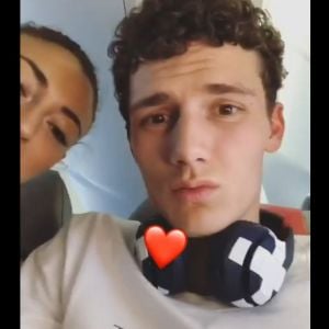 Rachel Legrain-Trapani part en vacances avec Benjamon Pavard. Instagram, le 22 juillet 2018.