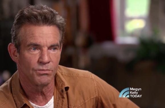 Dennis Quaid évoque son addiction passée à la cocaïne dans l'émission "Today" diffusée le 23 juillet 2018 sur NBC.