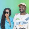 Kim Kardashian et Kanye West - Backstage du défilé de mode Homme printemps-été 2019 "Louis Vuitton" à Paris. Le 21 juin 2018 © Olivier Borde / Bestimage