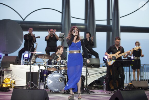Exclusif - Elsa Esnoult - Concert Enfant Star & Match à la pinède Gould à Juan Les Pins, France, le 8 juillet 2017. © JLPPA/Bestimage