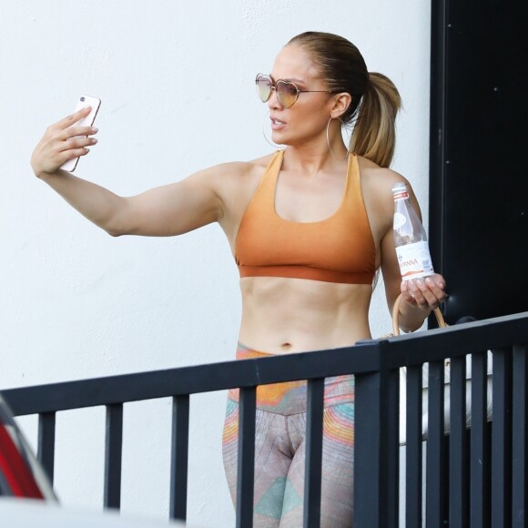 Exclusif - Jennifer Lopez à Brentwood, le 9 juillet 2018.