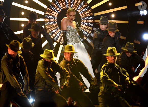 Jennifer Lopez aux Billboard Music Awards 2018 au MGM Grand Garden Arena. Las Vegas, le 20 mai 2018.