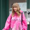 Taylor Swift quitte son appartement à New York pour se rendre sur scène dans le New Jersey, le 21 juillet 2018.