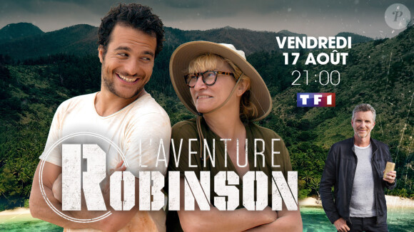 Le deuxième numéro de "L'aventure Robinson" (TF1) présentée par Denis Brogniart, avec Amir et Christine Bravo.