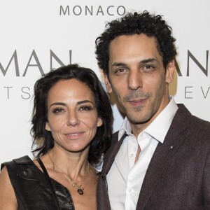 Tomer Sisley et sa femme Sandra Sisley - Couture Ball by Langman Events" Closing Fashion week en Présence de Madame A. Laffont aux platines au Mona Bismarck American Center à Paris, le 26 janvier 2018. © Pierre Perusseau/Bestimage