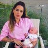 Manon Marsault (Les Marseillais) pose avec son fils Tiago - 26 juin 2018