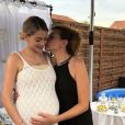 Mélanie Da Cruz à sa baby shower - Instagram, 01 juillet 2018