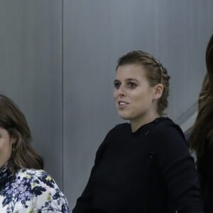 La princesse Eugenie d'York et sa soeur la princesse Beatrice d'York au siège des Nations unies à New York le 26 juillet 2018 lors d'un sommet contre l'esclavage organisé par Nexus.