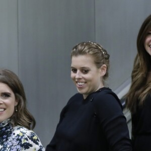 La princesse Eugenie d'York et sa soeur la princesse Beatrice d'York au siège des Nations unies à New York le 26 juillet 2018 lors d'un sommet contre l'esclavage organisé par Nexus.