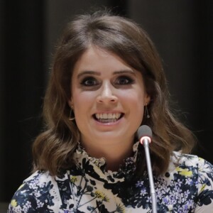 La princesse Eugenie d'York, qui dirige un collectif anti-esclavage, a pris la parole au siège des Nations unies à New York le 26 juillet 2018 lors d'un sommet contre l'esclavage organisé par Nexus.