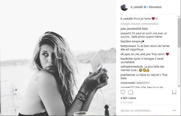 Benjamin Castaldi dévoile une nouvelle photo de sa femme, Aurore - Instagram, 31 juillet 2018