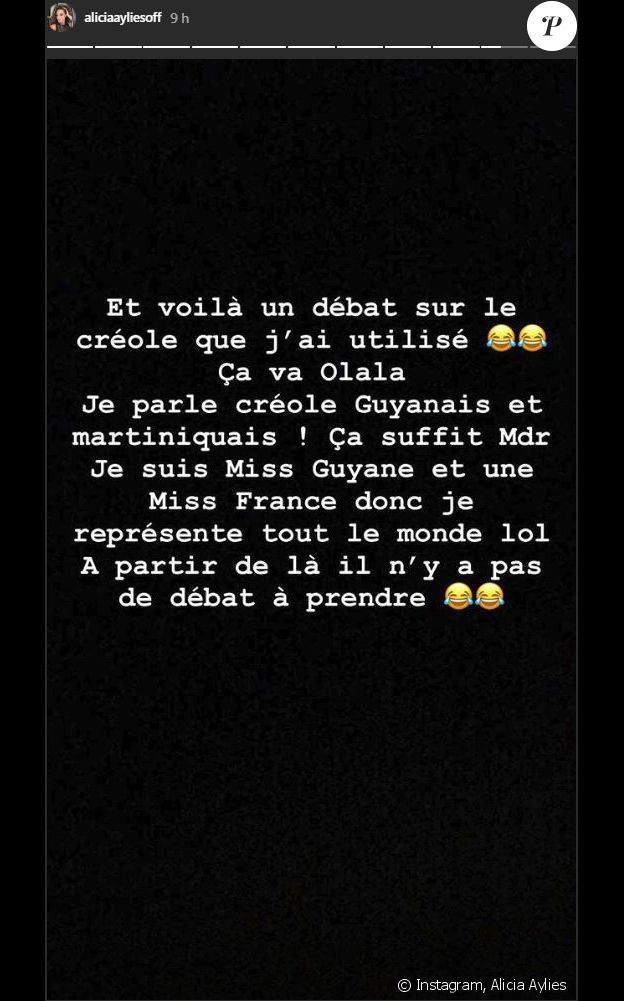 Alicia Aylies (Miss France 2017) passe un coup de gueule sur Instagram - Août 2018