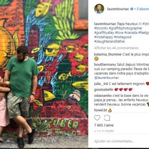 Laurent Ournac en compagnie de sa fille Capucine - Instagram, 31 juillet 2018