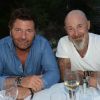 Exclusif - Philippe Lellouche et Vincent Lagaf' - Soirée annuelle du forain Marcel Campion sur la plage de Bouillabaisse à Saint-Tropez le 1er aout 2018. © Rachid Bellak/Bestimage