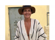 Cristina Cordula magnifique sans maquillage : La star au top en kimono de plage