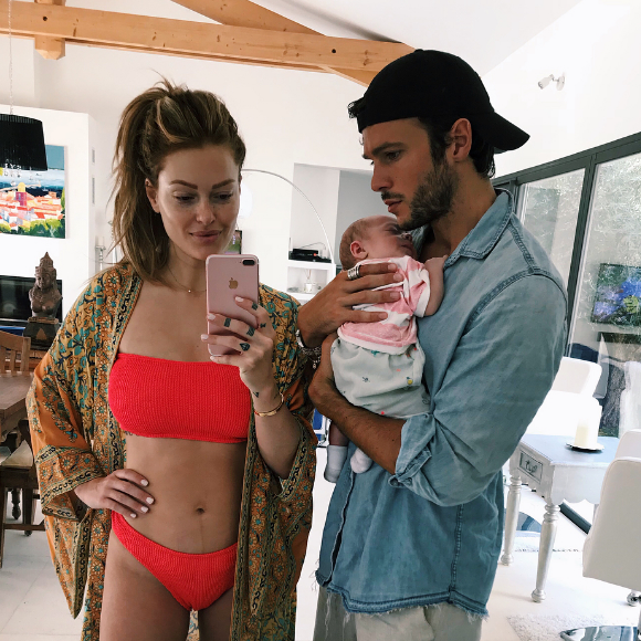 Caroline Receveur en bikini aux côtés d'Hugo Philip et Marlon - Instagram, 4 août 2018