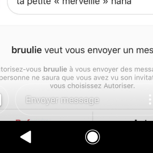 Caroline Receveur répond à une critique d'un internaute le 5 août 2018 sur Instagram.