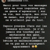 Caroline Receveur répond à une critique d'un internaute le 5 août 2018 sur Instagram.
