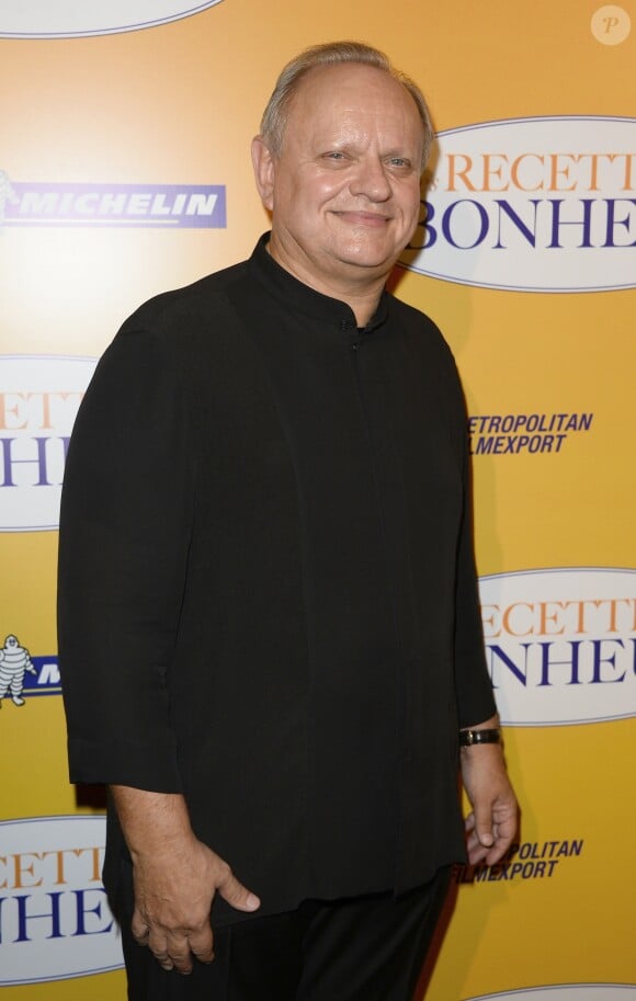 Joël Robuchon - Avant-première du film "Les Recettes du bonheur" organisée par Le Guide Michelin et Metropolitan FilmExport au cinéma Gaumont Marignan à Paris, le 7 septembre 2014.