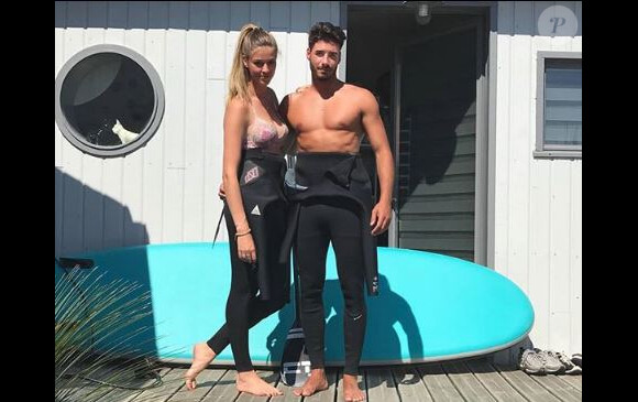 Marvyn de "Koh-Lanta" et "Les Vacances des Anges 3" avec sa petite amie Marion - instagram, 10 juillet 2018