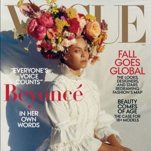 Beyoncé en couverture de Vogue, numéro de septembre 2018. Photo par Tyler Mitchell.