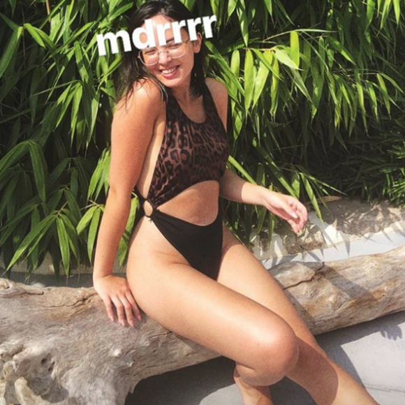 Agathe Auproux s'affiche en maillot de bain sexy sur Instagram. Août 2018.