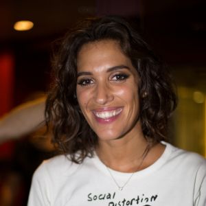 Laurie Cholewa - People sortant de l'Olympia pour le concert de charité "Leurs Voix pour l'Espoir" le 18 septembre 2014.