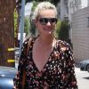 Semi-exclusif - Laeticia Hallyday se rend chez le coiffeur au salon "Mèche" à Beverly Hills le 21 juin 2018.