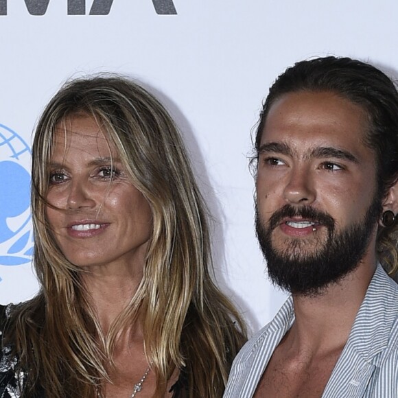Heidi Klum et son compagnon Tom Kaulitz - Photocall de la soirée de gala Unicef à Porto Cervo. Le 10 août 2018 Red Carpet UNICEF Gala Porto Cervo, Sardinia, Italy.