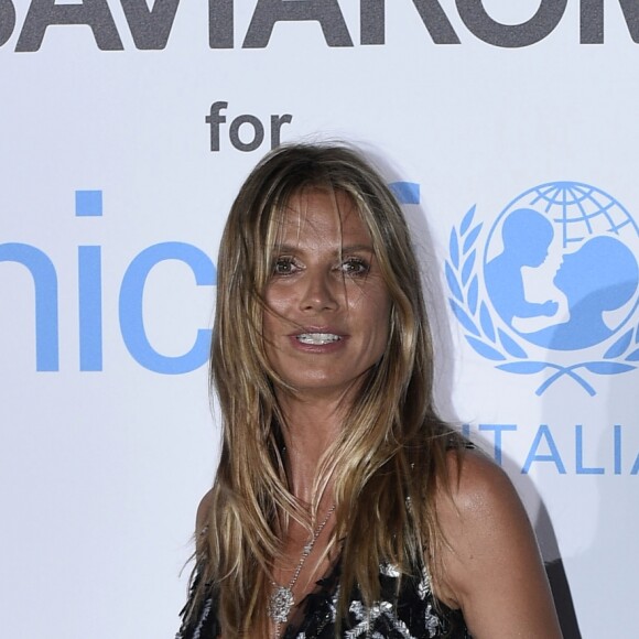 Heidi Klum et son compagnon Tom Kaulitz - Photocall de la soirée de gala Unicef à Porto Cervo. Le 10 août 2018 Red Carpet UNICEF Gala Porto Cervo, Sardinia, Italy. 