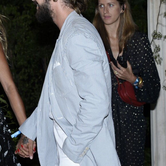Heidi Klum et son compagnon Tom Kaulitz - Photocall de la soirée de gala Unicef à Porto Cervo. Le 10 août 2018 Red Carpet UNICEF Gala Porto Cervo, Italie.