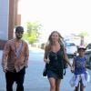 Heidi Klum est allée chercher sa fille avec son compagnon Tom Kaulitz à son camp de vacances à New York, le 5 juillet 2018