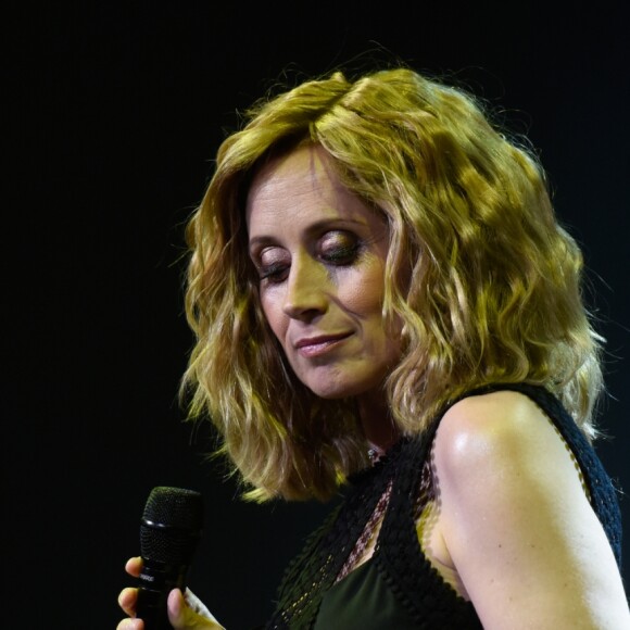 Lara Fabian en concert au Zenith de Paris, France, le 16 juin 2018. © BOV/Bestimage