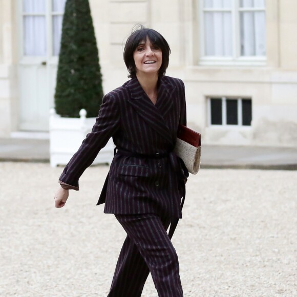 Florence Foresti, humoriste, marraine de l'association "Women Safe" - Journée internationale pour l'élimination de la violence à l'égard des femmes et du lancement de la grande cause du quinquennat, au Palais de l'Elysée, Paris, France. Le 25 novembre 2017 © Stéphane Lemouton / Bestimage