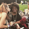 Paris Jackson et sa grand-mère Katherine au concert de son groupe The Soundflowers le 12 août 2018.