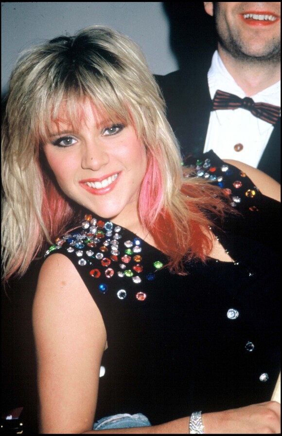 La chanteuse et mannequin Samantha Fox en 1987.